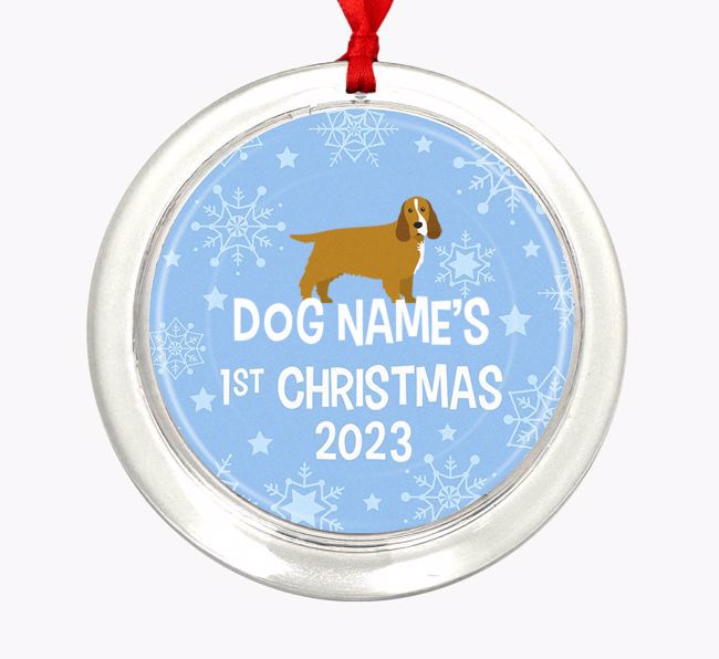 First Christmas 2023: Personalized {breedFullName} Christmas Decoration